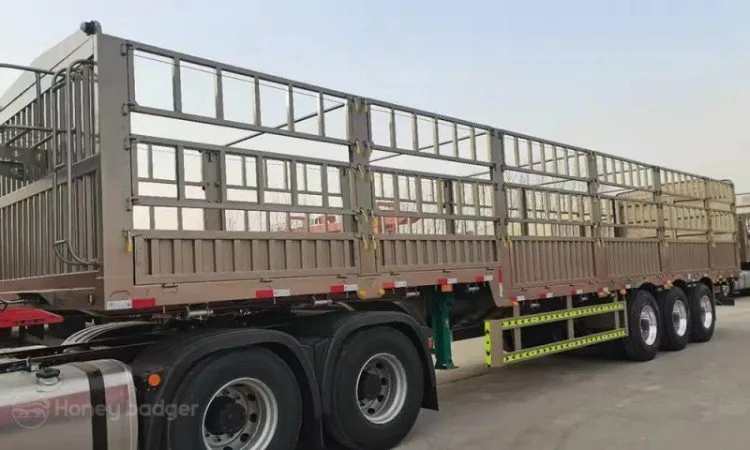 3 Axles 40ton Fence Semi Trailer
