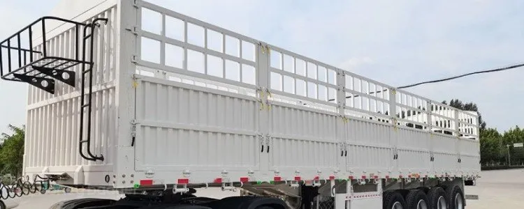 4 Axle Fence Cargo Semi Trailer