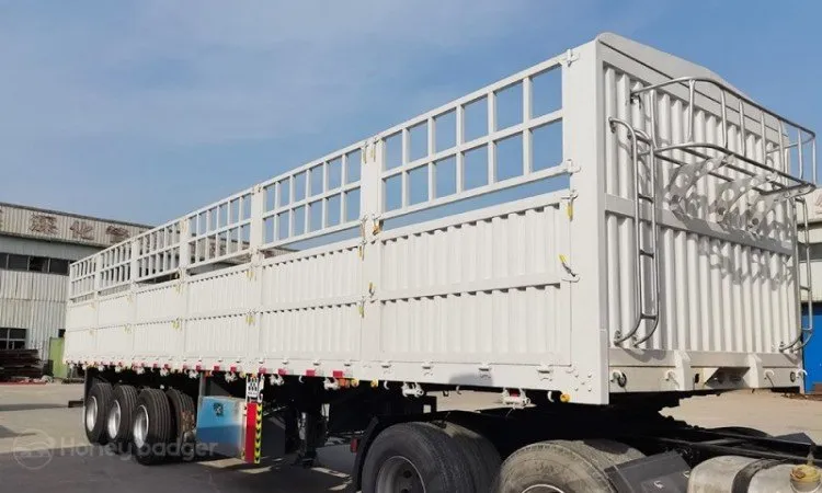 Utility Fence Cargo Truck Semi Trailer