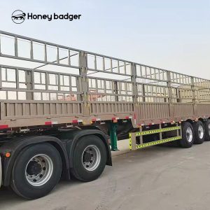3 Axles 40ton Fence Semi Trailer