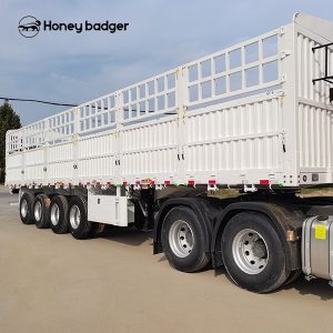 4 Axle Fence Cargo Semi Trailer